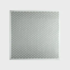 Bandana en soie imprimé monogramme Giorgio Armani & Kith