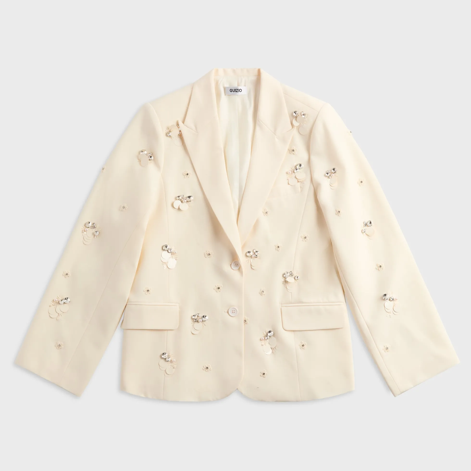 Blazer oversize orné