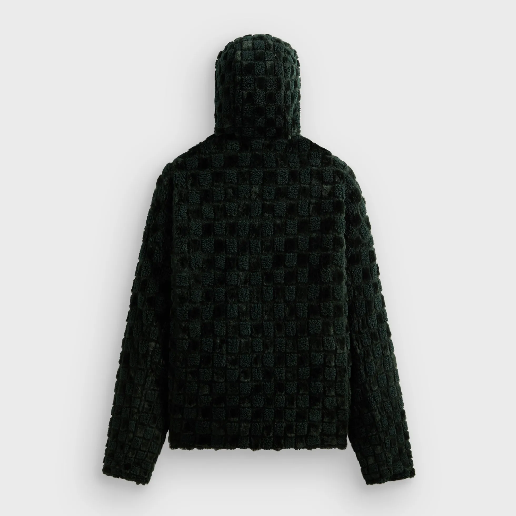 Blouson bomber à capuche court en fausse fourrure Kith
