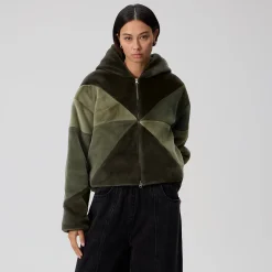 Blouson bomber Kith Toshi III en fausse fourrure à motif hélice