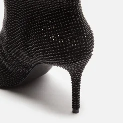 Bottines Geni Studio en daim noir ornées de cristaux
