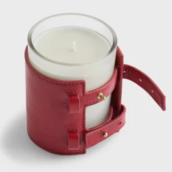 Bougeoir ajustable en cuir Saffiano monogrammé Kith