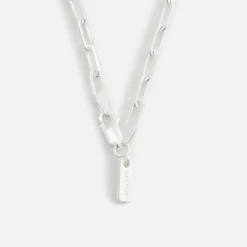 Bracelet trombone en argent sterling