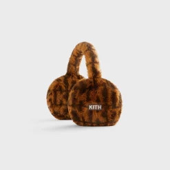 Cache-oreilles Kith Kids en fausse fourrure monogrammée