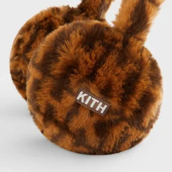 Cache-oreilles Kith Kids en fausse fourrure monogrammée