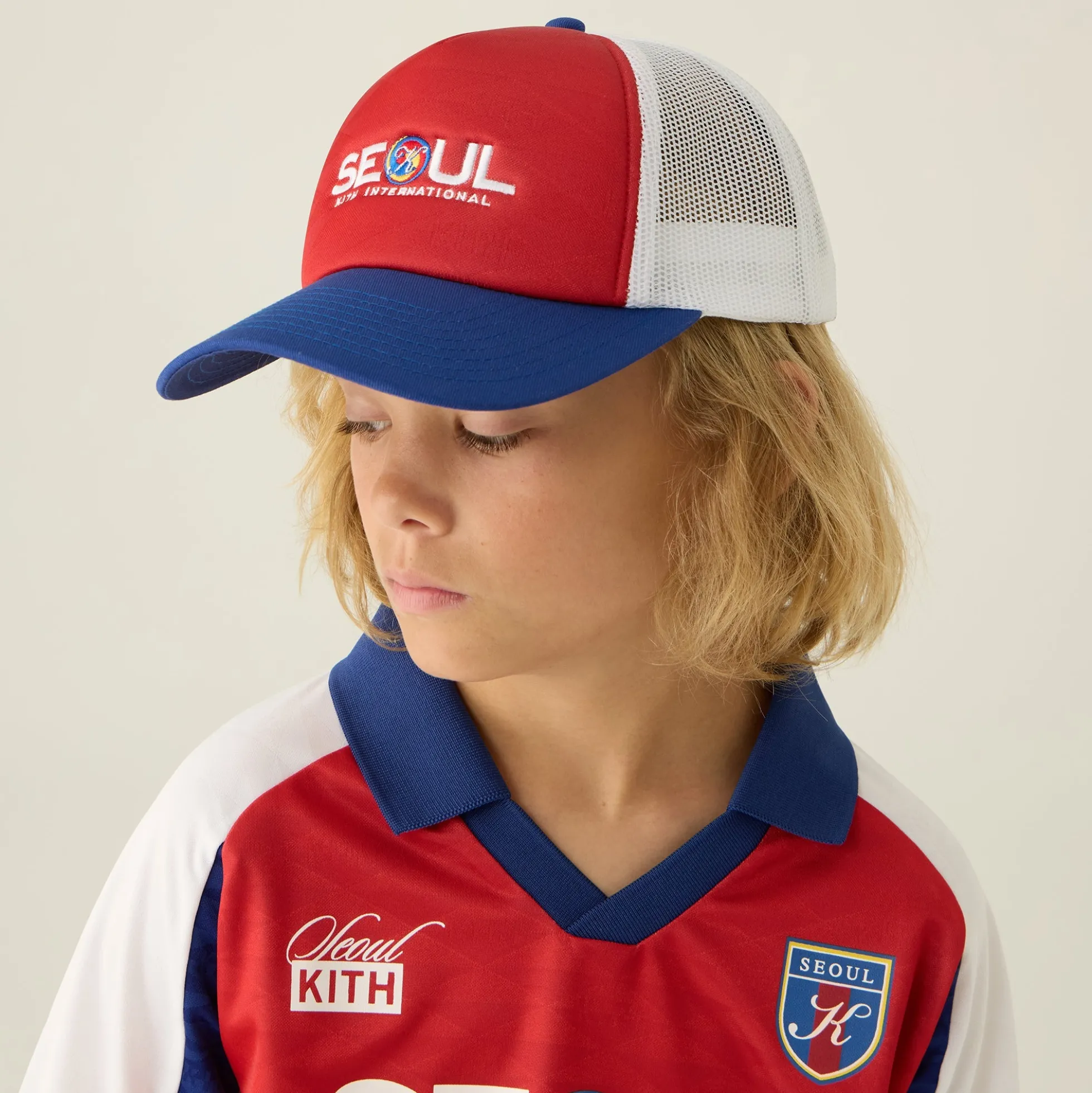 Casquette de camionneur régionale Kith Kids Seoul