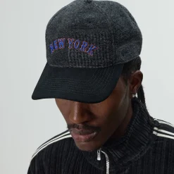 Casquette Kith & '47 pour les Mets de New York, en laine patchwork, manches longues