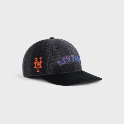Casquette Kith & '47 pour les Mets de New York, en laine patchwork, manches longues