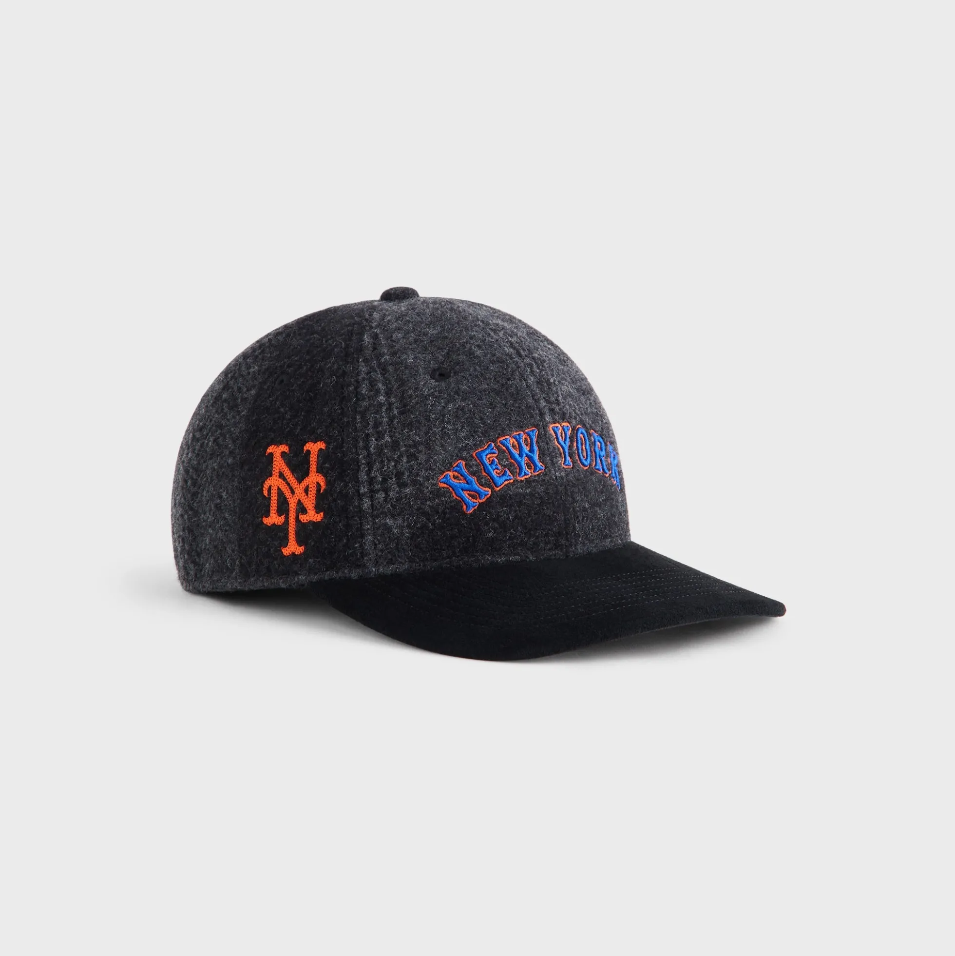 Casquette Kith & '47 pour les Mets de New York, en laine patchwork, manches longues