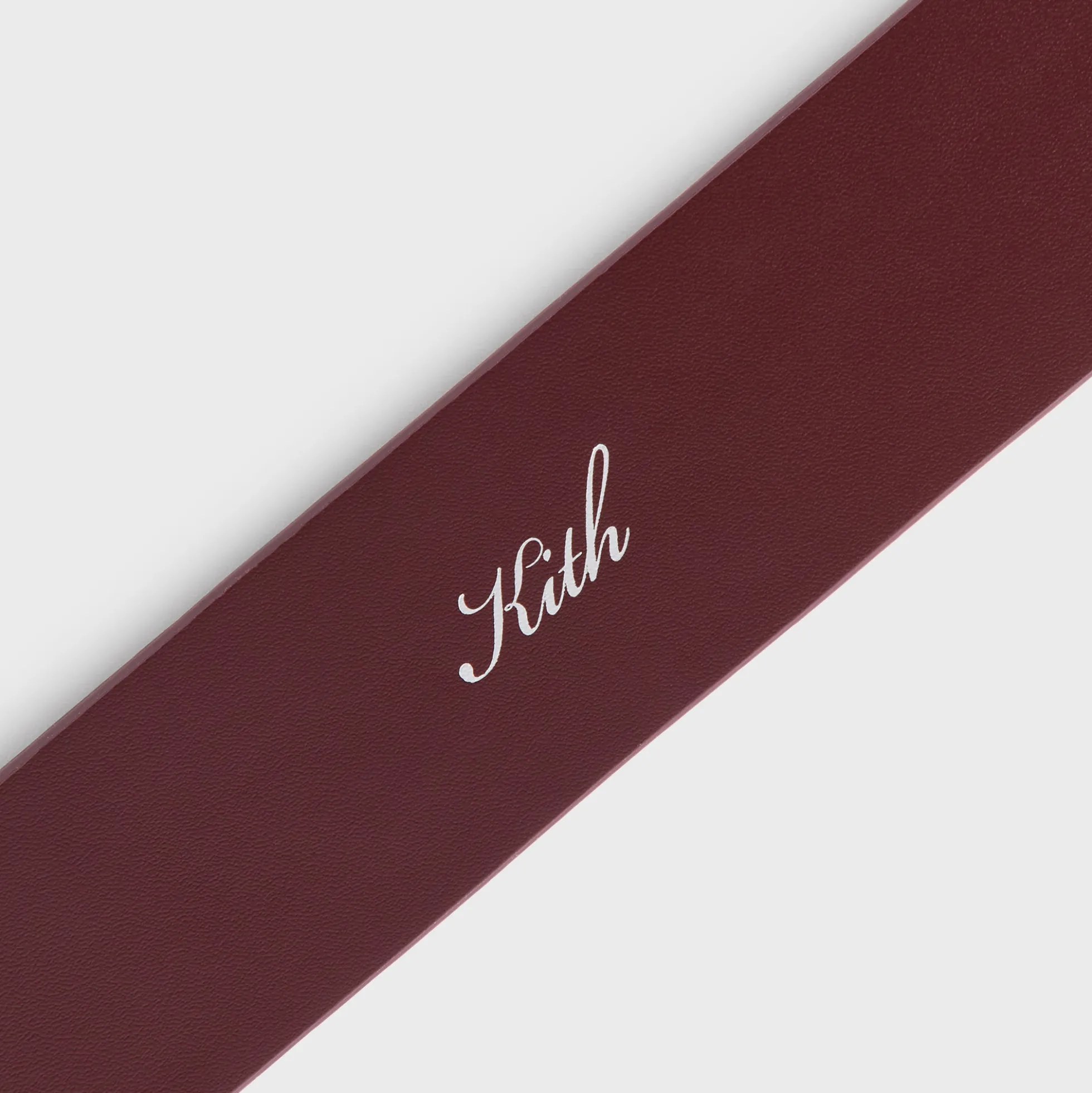 Ceinture en cuir suédé monogramme Kith