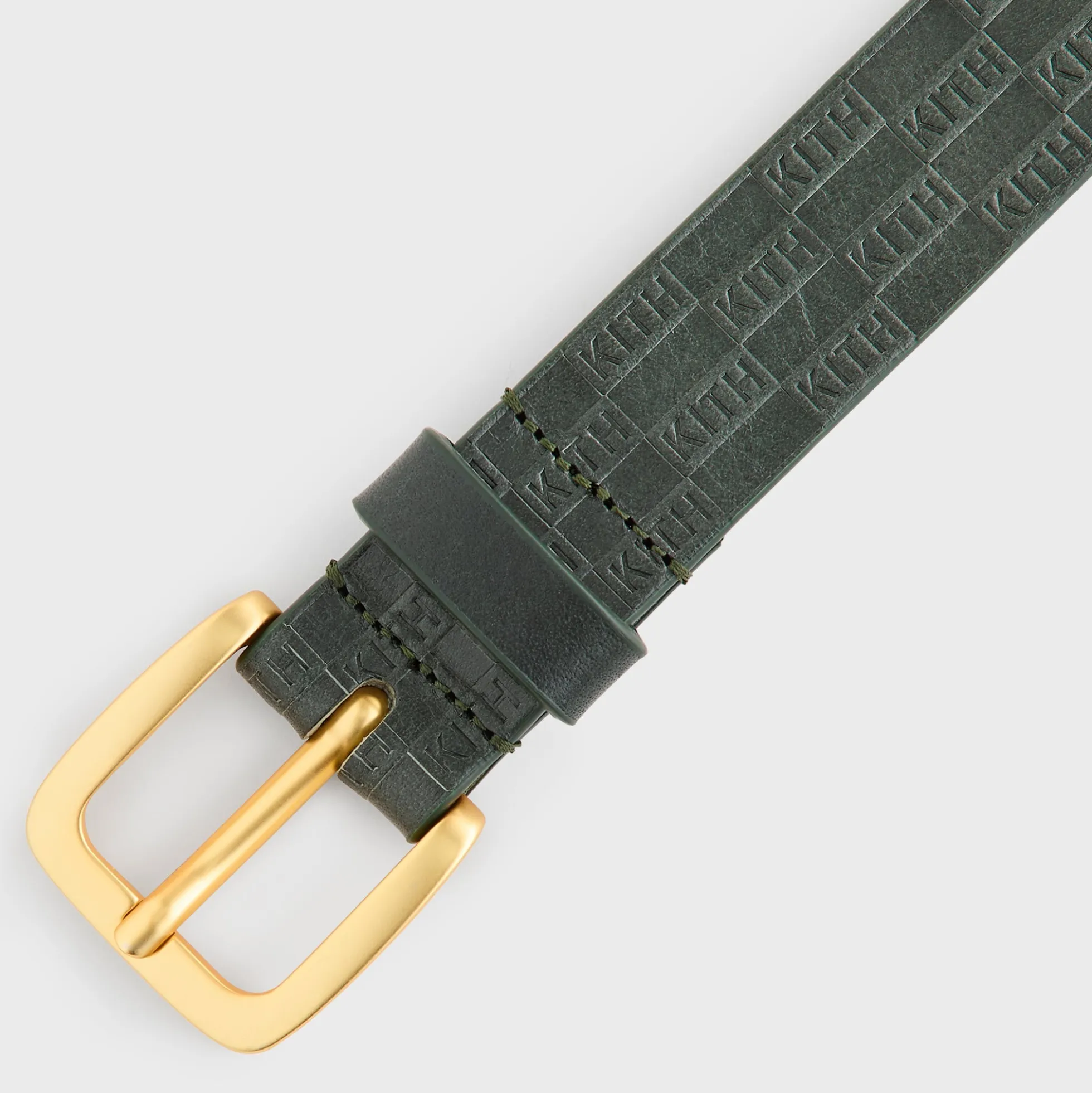Ceinture Kith Monogram en cuir Vachetta