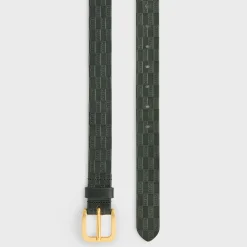 Ceinture Kith Monogram en cuir Vachetta