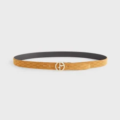 Ceinture réversible en daim Giorgio Armani & Kith