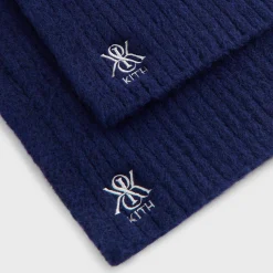 Écharpe Kith en maille côtelée