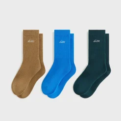 Chaussettes classiques Kith Autograph pour femme, lot de 3