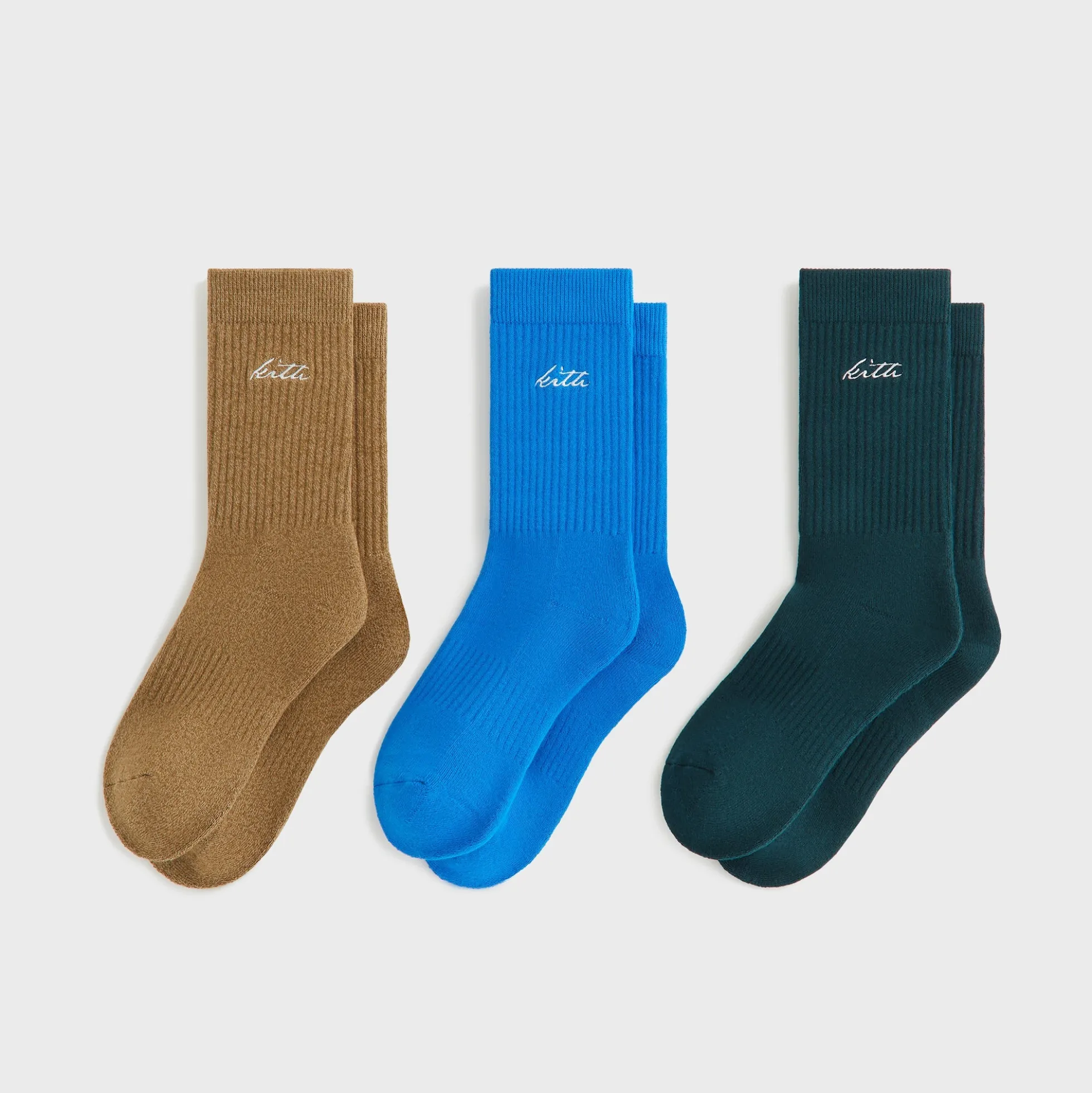 Chaussettes classiques Kith Autograph pour femme, lot de 3