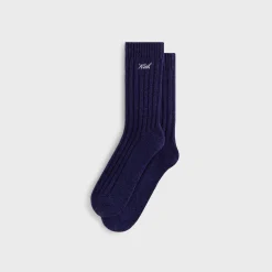 Chaussettes en laine chinée Kith