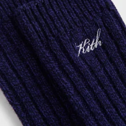 Chaussettes en laine chinée Kith