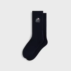 Chaussettes montantes en coton Kith Rose Script