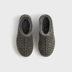 Chaussons en peau lainée Kith Monogram