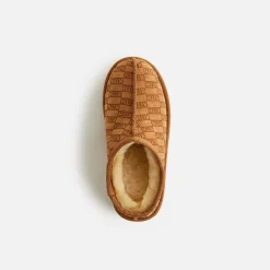 Chaussons Kith Kids en peau lainée monogrammée