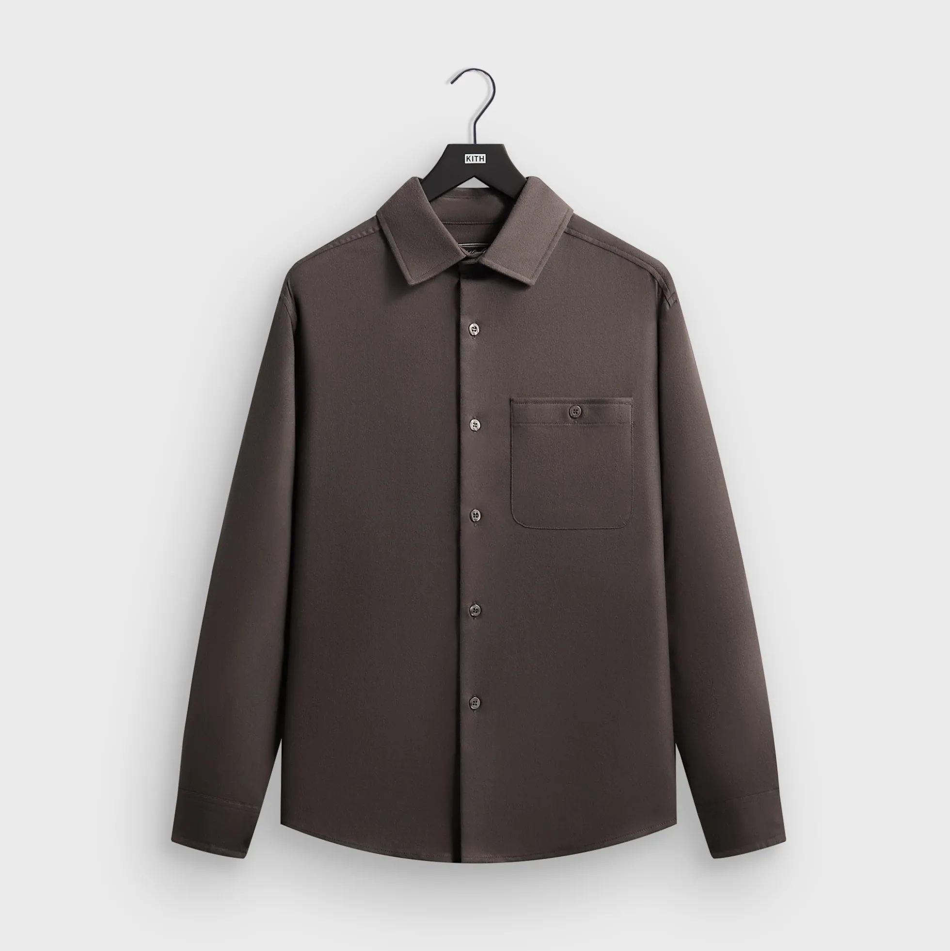 Chemise boutonnée en flanelle Kith Tomas