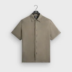 Chemise boutonnée soyeuse à manches courtes Giorgio Armani & Kith