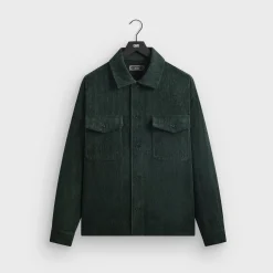Chemise à boutons Kith Henson en velours à chevrons