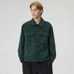 Chemise à boutons Kith Henson en velours à chevrons