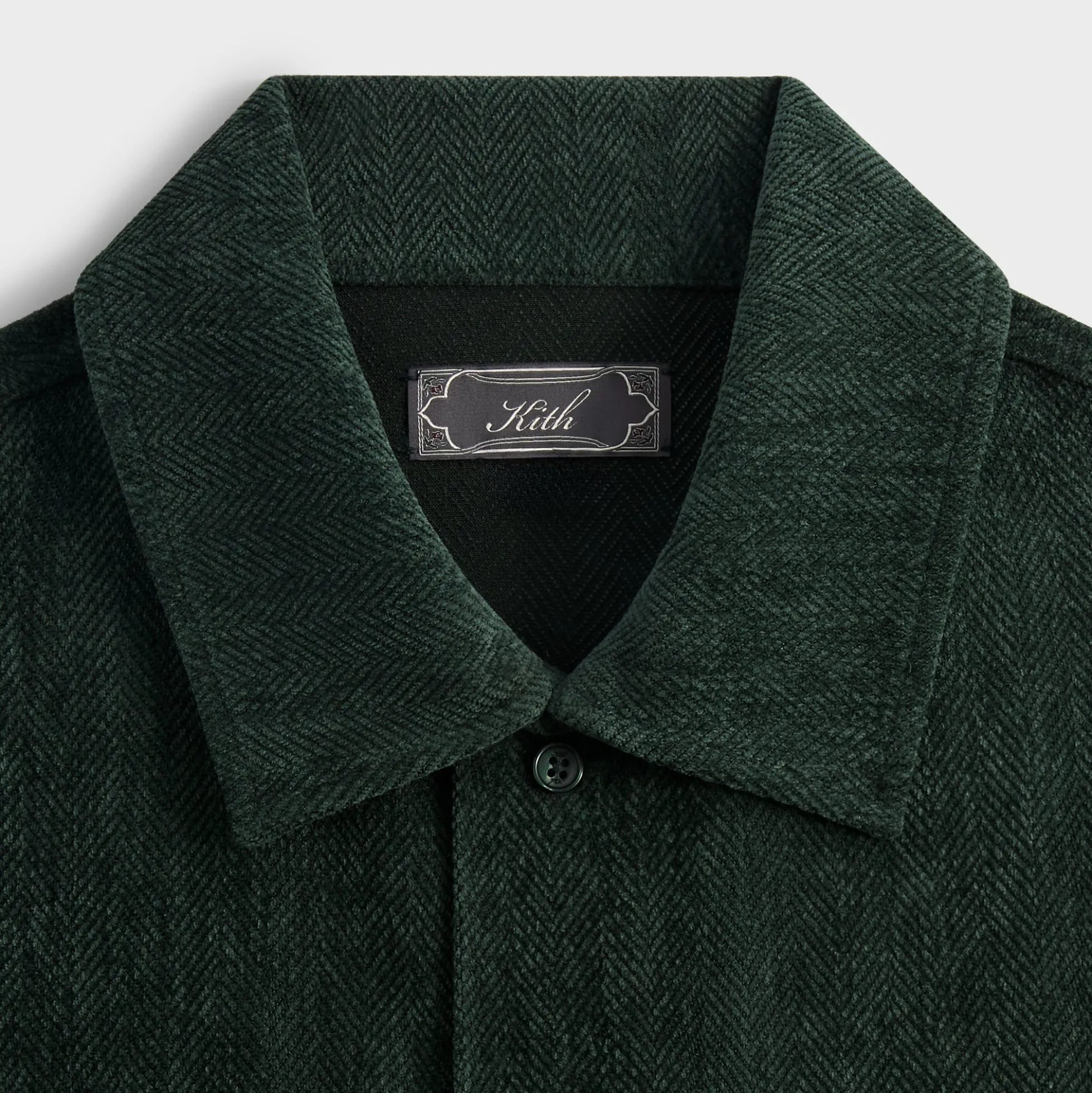 Chemise à boutons Kith Henson en velours à chevrons