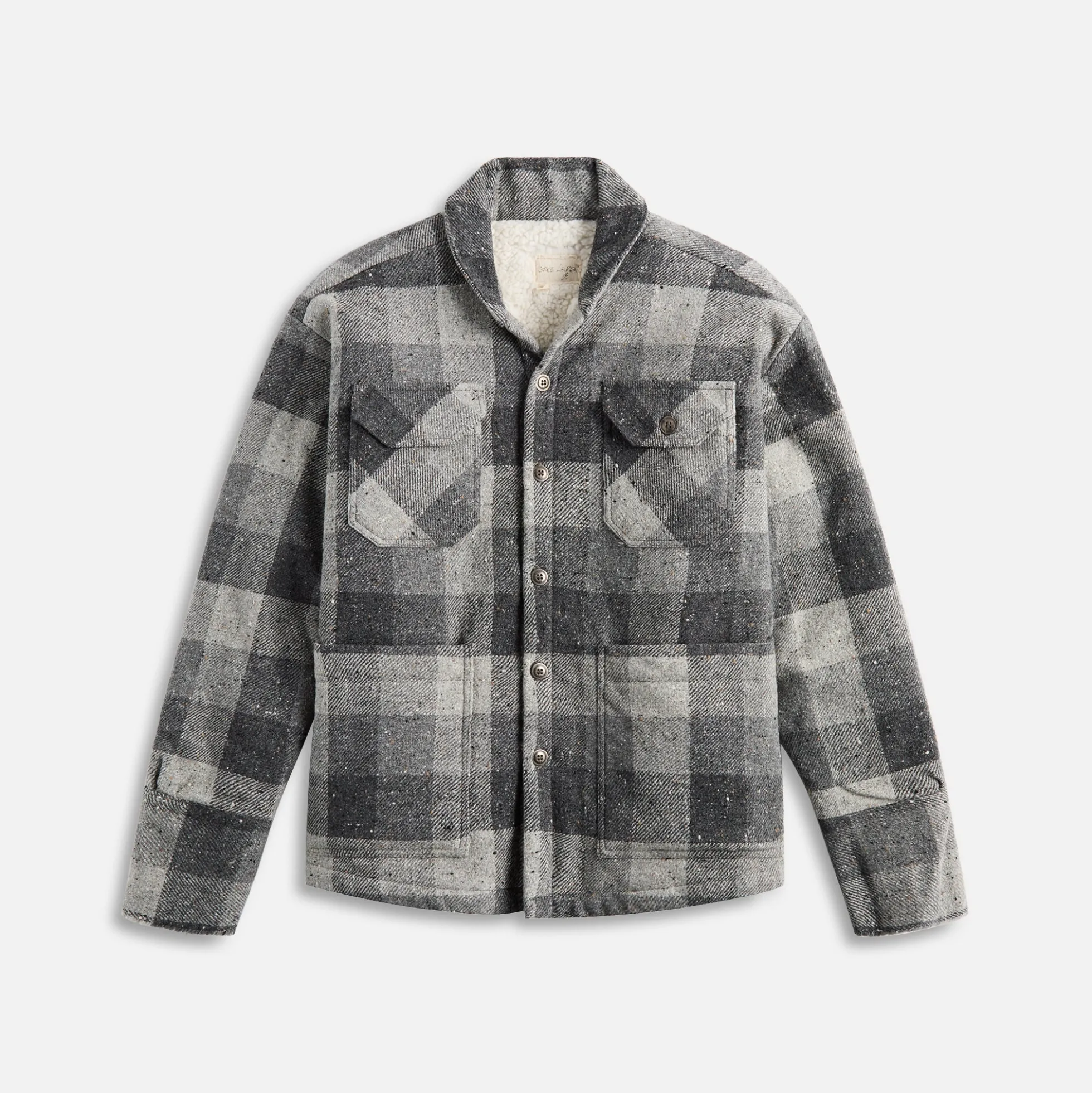 Chemise Boxy doublée en laine sherpa de
