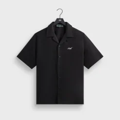 Chemise à col camp Thompson en soie et coton Kith