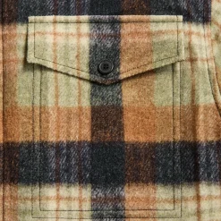 Chemise En Laine Imprimée à Carreaux
