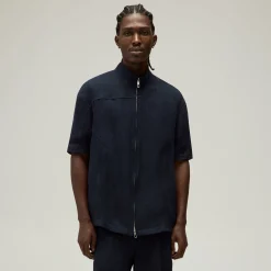 Chemise zippée Colton en maille ajourée Giorgio Armani & Kith