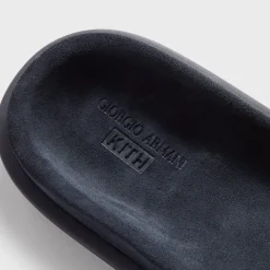 Claquettes en daim Giorgio Armani & Kith