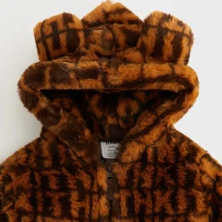 Combinaison bébé Kith en fausse fourrure monogrammée Teddy