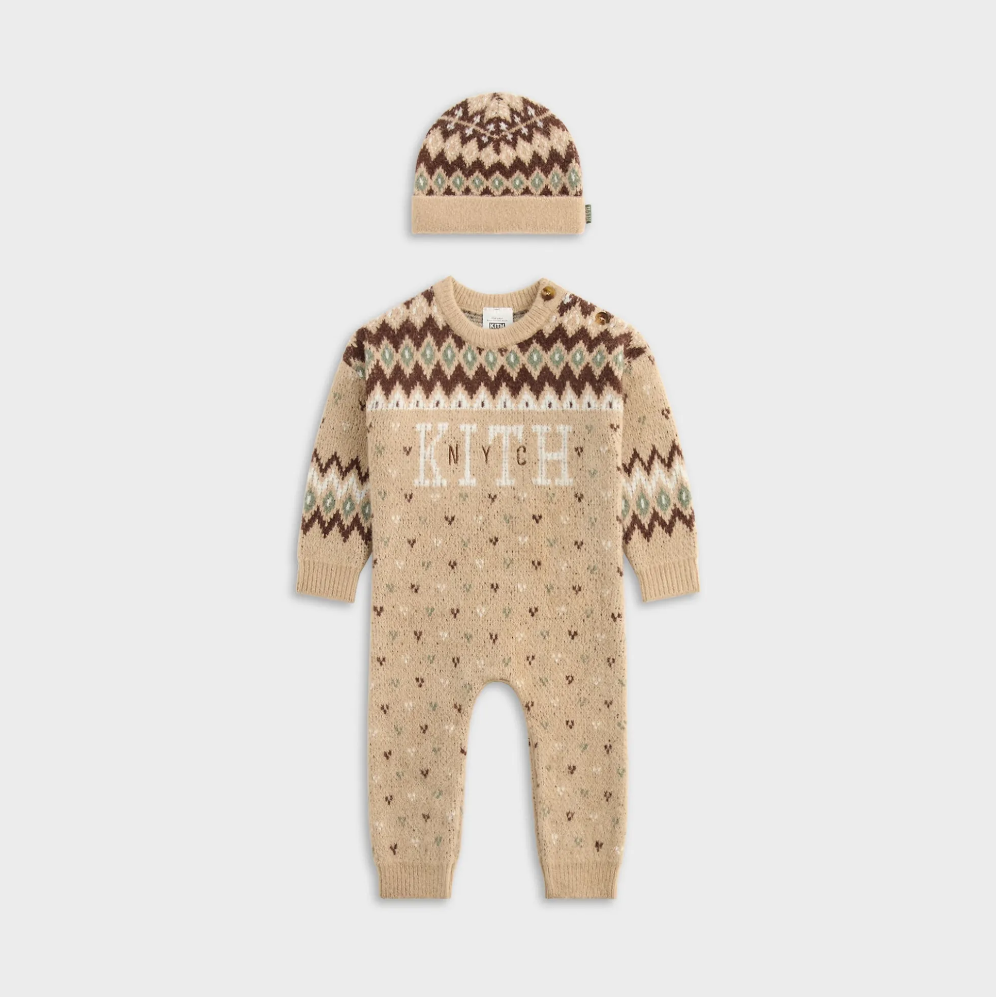 Combinaison-pyjama Kith Baby Novelty Fair Isle