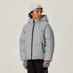 Doudoune mi-longue réfléchissante Kith pour enfants