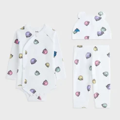 Ensemble body côtelé imprimé Kith Baby