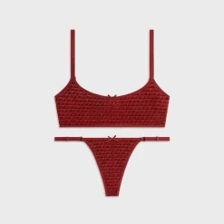 Ensemble brassière balconnet en maille Kith pour femme