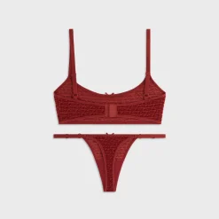 Ensemble brassière balconnet en maille Kith pour femme