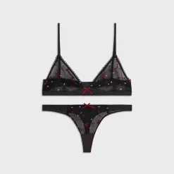 Ensemble brassière brodée Kith pour femme
