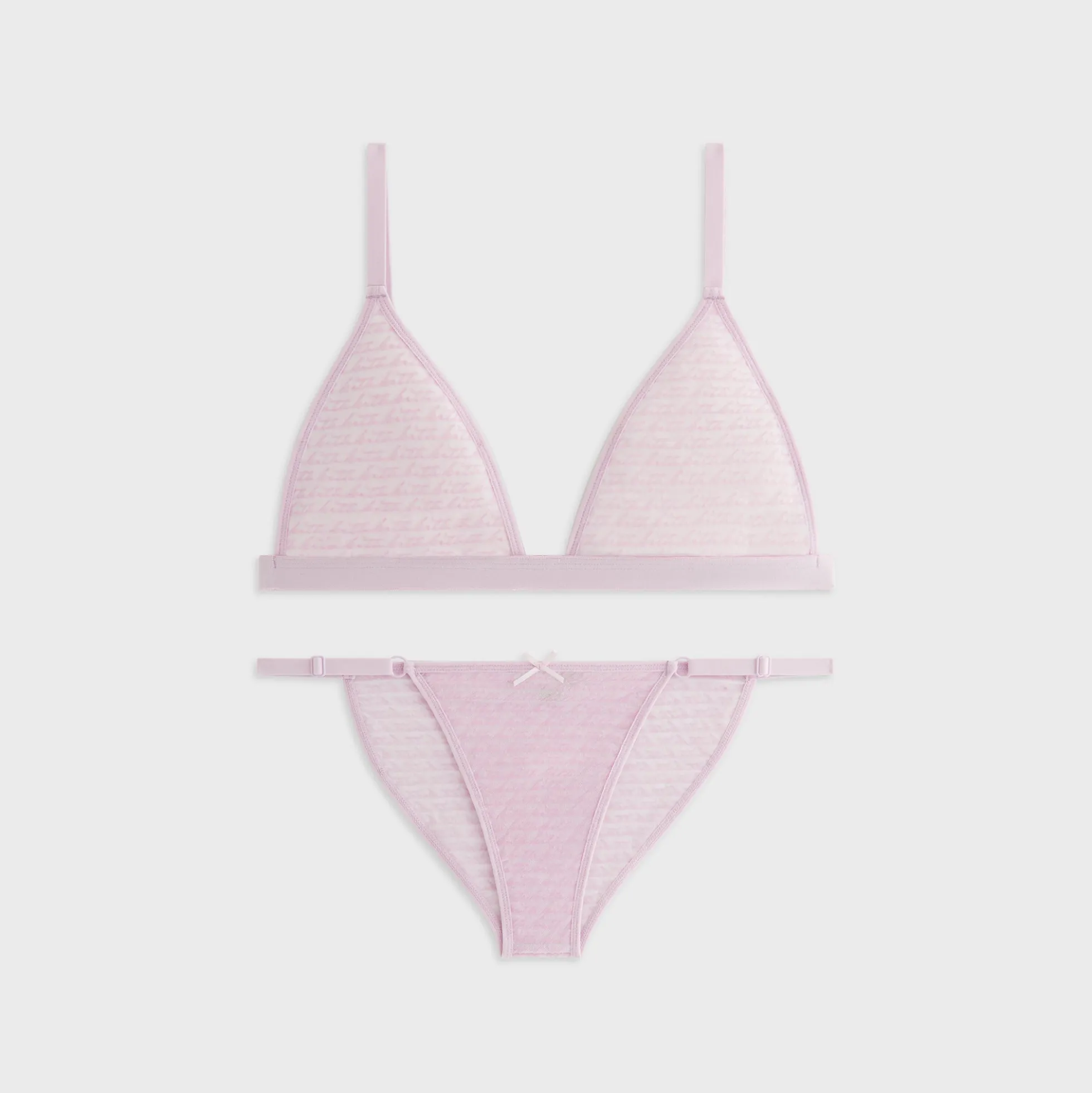 Ensemble brassière triangle en maille Kith pour femme