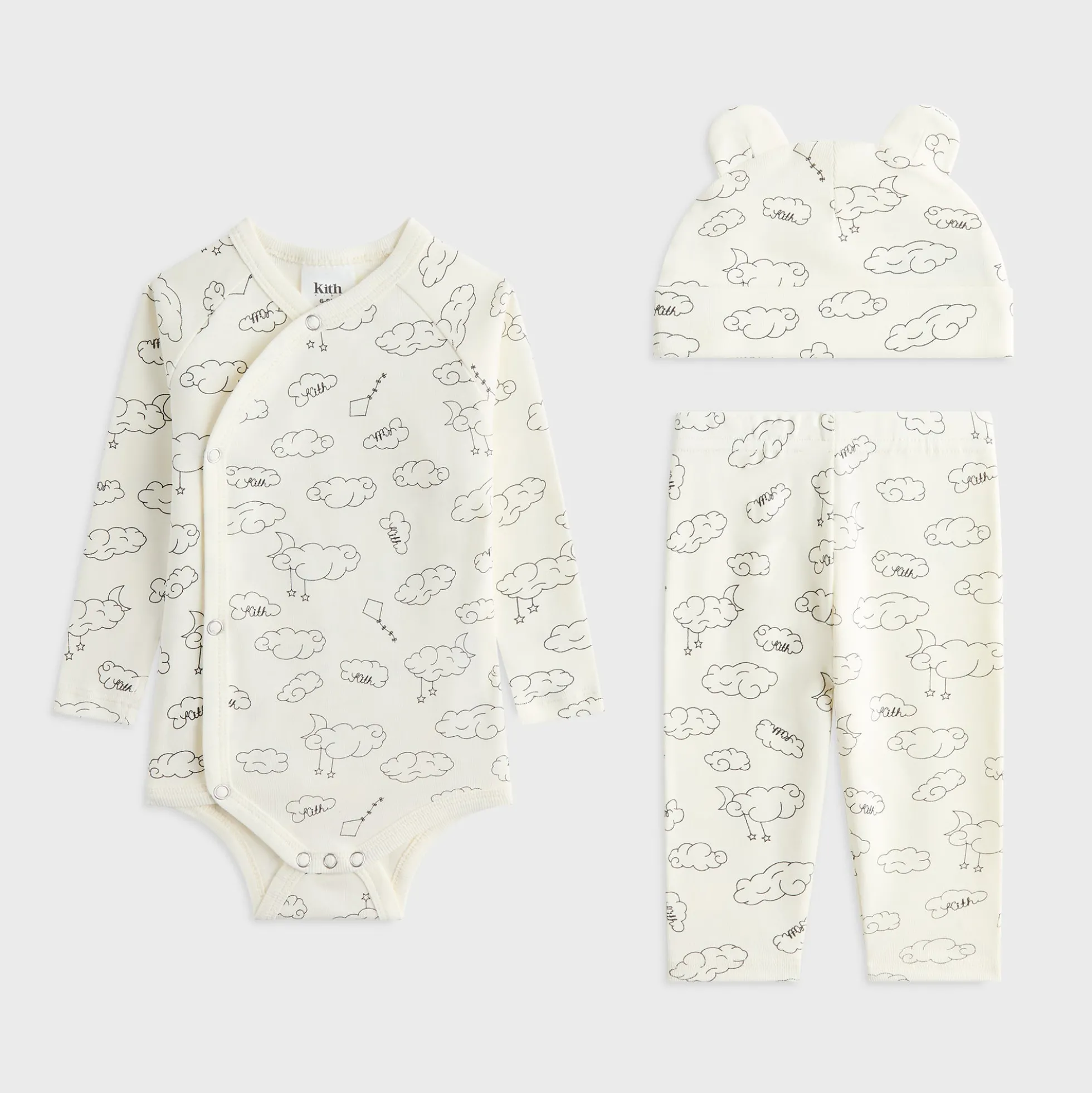 Ensemble de body côtelé imprimé Kith Baby