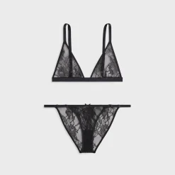 Ensemble de lingerie en dentelle florale Lisa for Kith pour femme