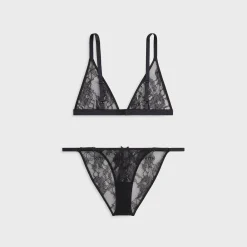 Ensemble de lingerie en dentelle florale Lisa for Kith pour femme
