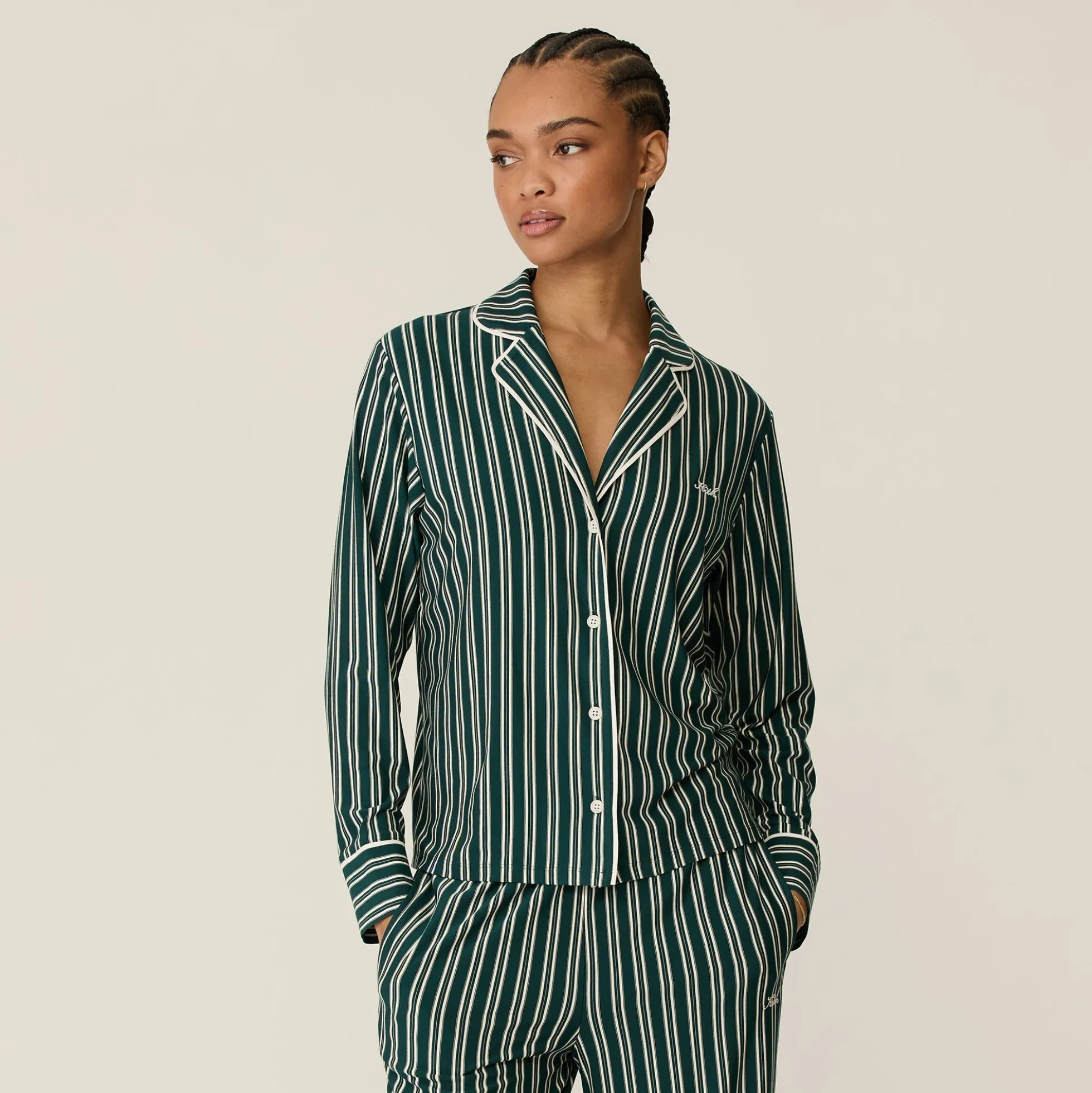 Ensemble pyjama rayé pour femme Kith