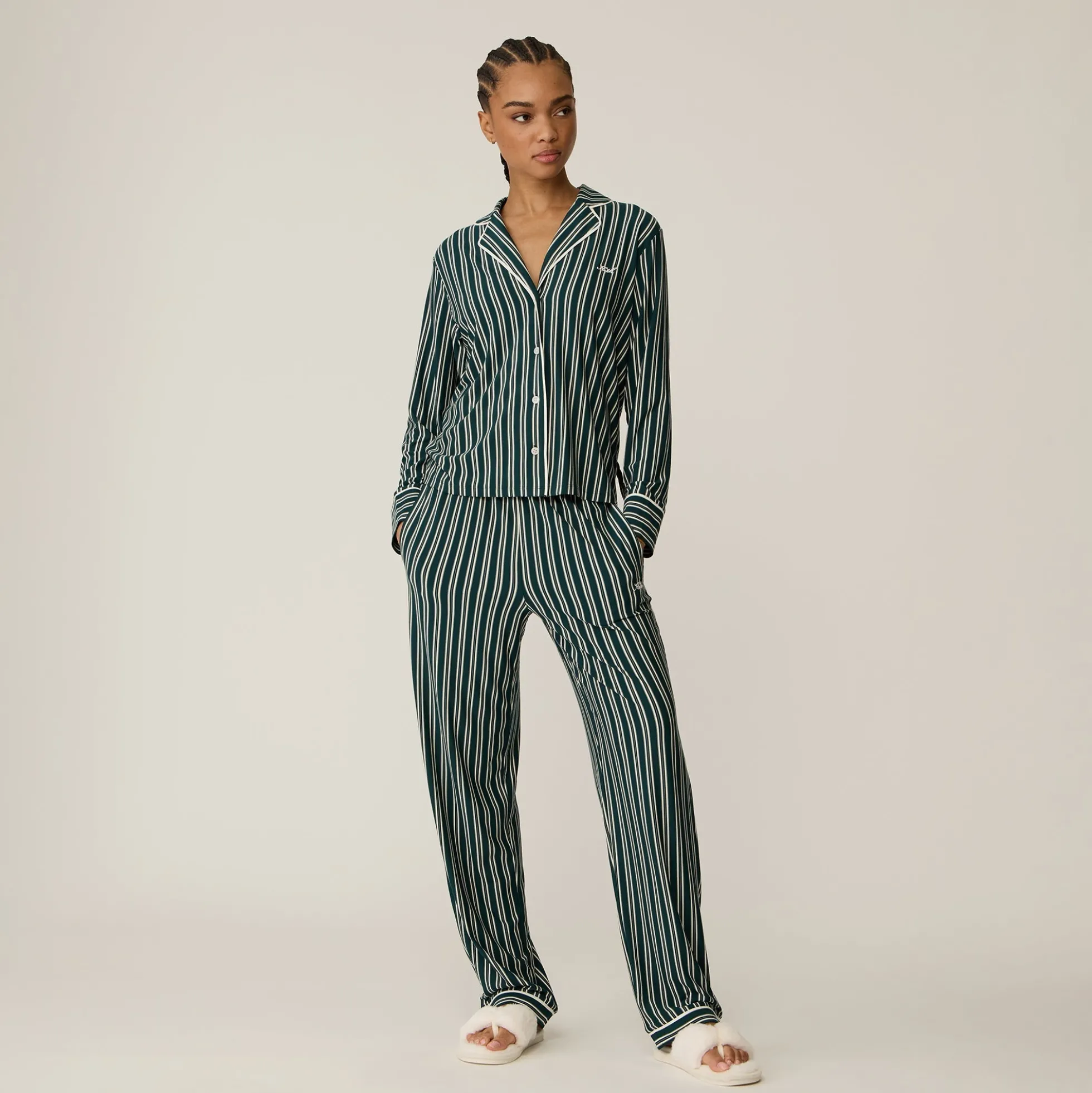Ensemble pyjama rayé pour femme Kith