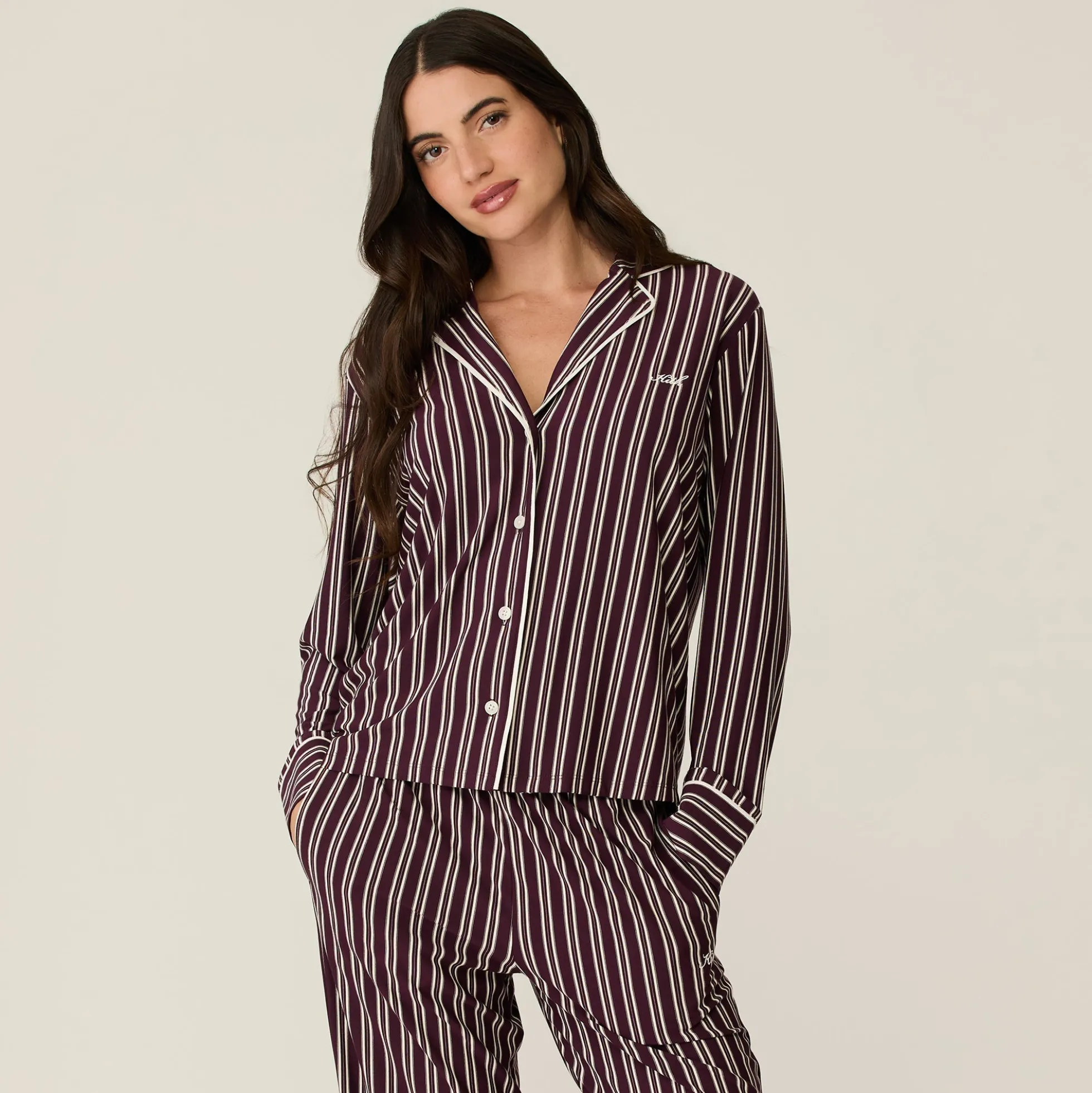Ensemble pyjama rayé pour femme Kith