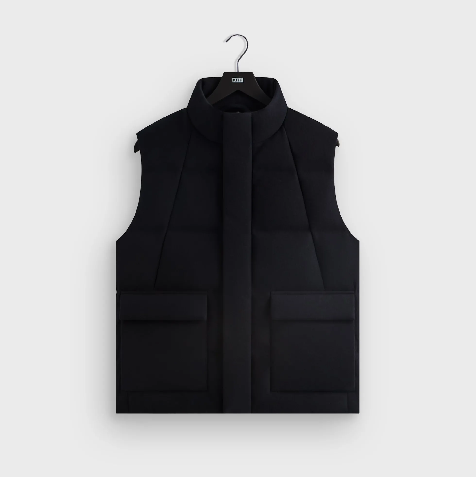 Gilet mi-long en jersey feutré Kith